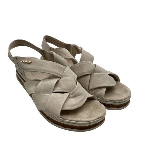 Naisten Rieker - Sandaalit, koko 41 - Beige (2)