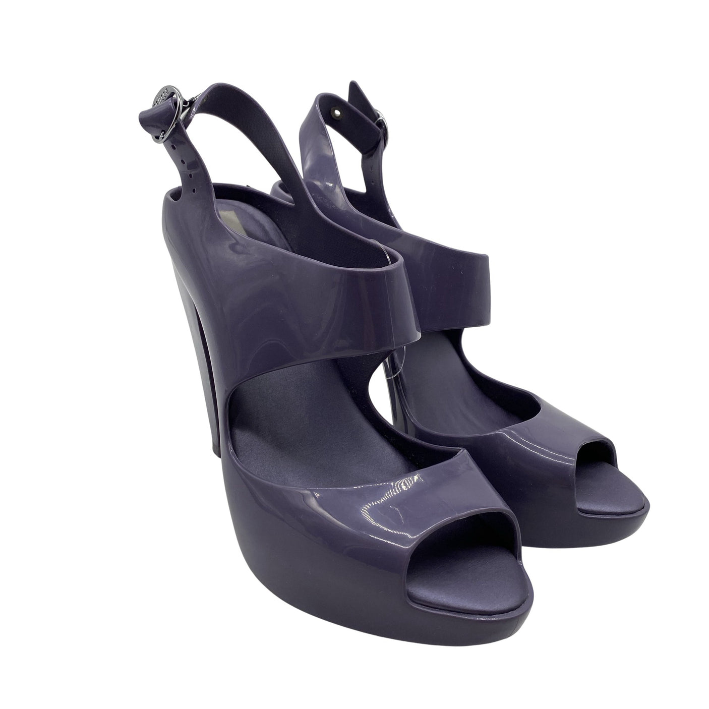 Naisten Melissa - Korolliset sandaalit, koko 38 - Violetti (2)