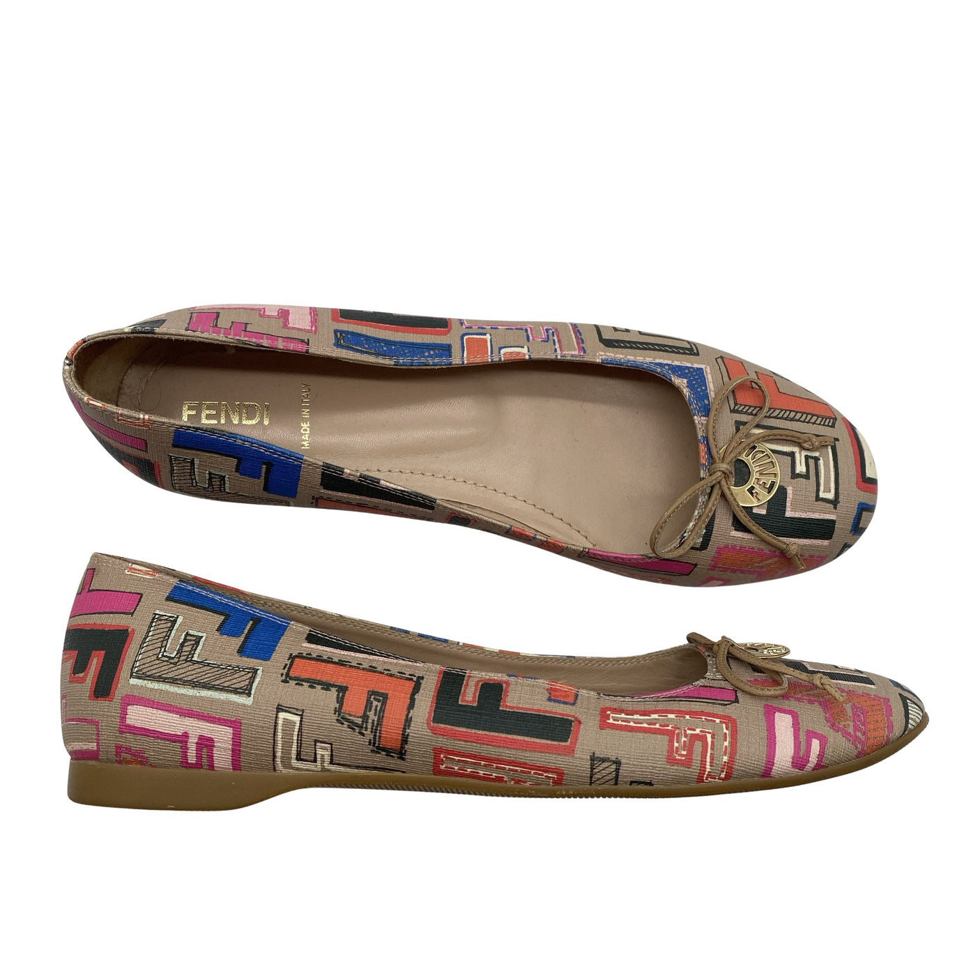 Naisten Fendi - Ballerinat, koko 38 - Beige (1)