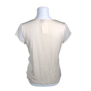 Naisten Ann Taylor - Lyhythihainen pusero, koko 38 - Beige (2)