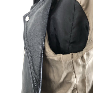 Miesten Jack & Jones - Nahkatakki, koko M - Musta (3)