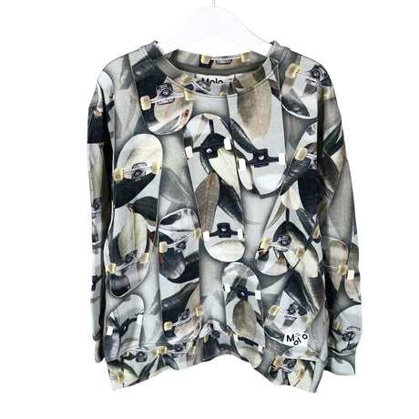 Unisex Molo Kids - Collegepaita, koko 134 - 140 - Harmaa ()