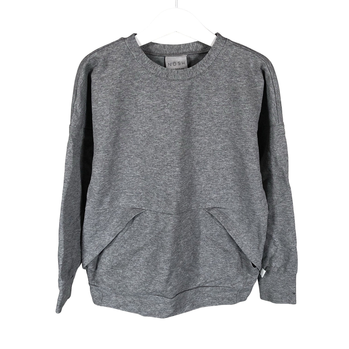 Unisex NOSH - Collegepaita, koko 134 - 140 - Harmaa (1)