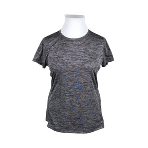 Naisten Mizuno - Urheilupaita, lyhyet hihat, koko 42 - Harmaa (1)