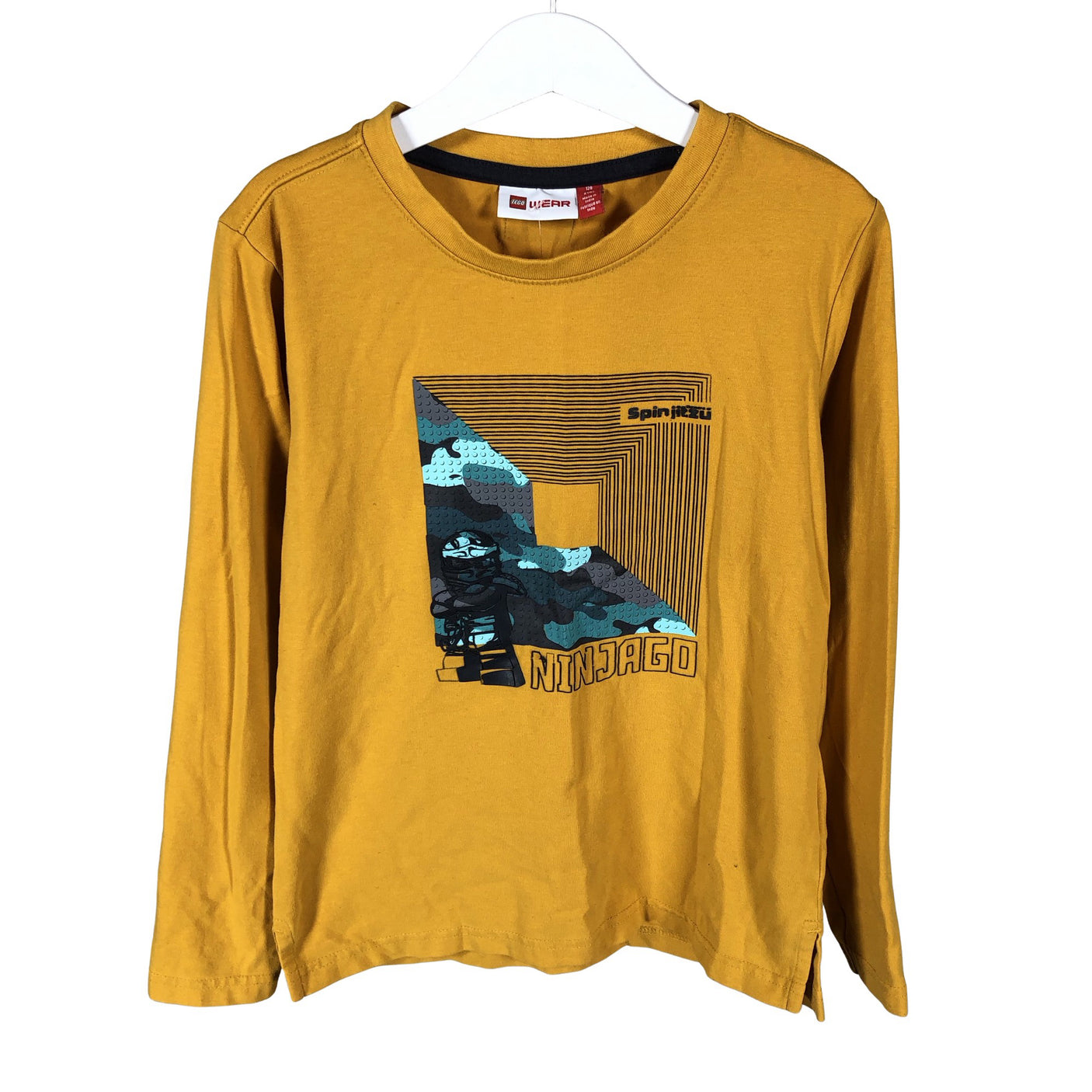 Unisex Lego - Trikoopaita, koko 122 - 128 - Keltainen (1)