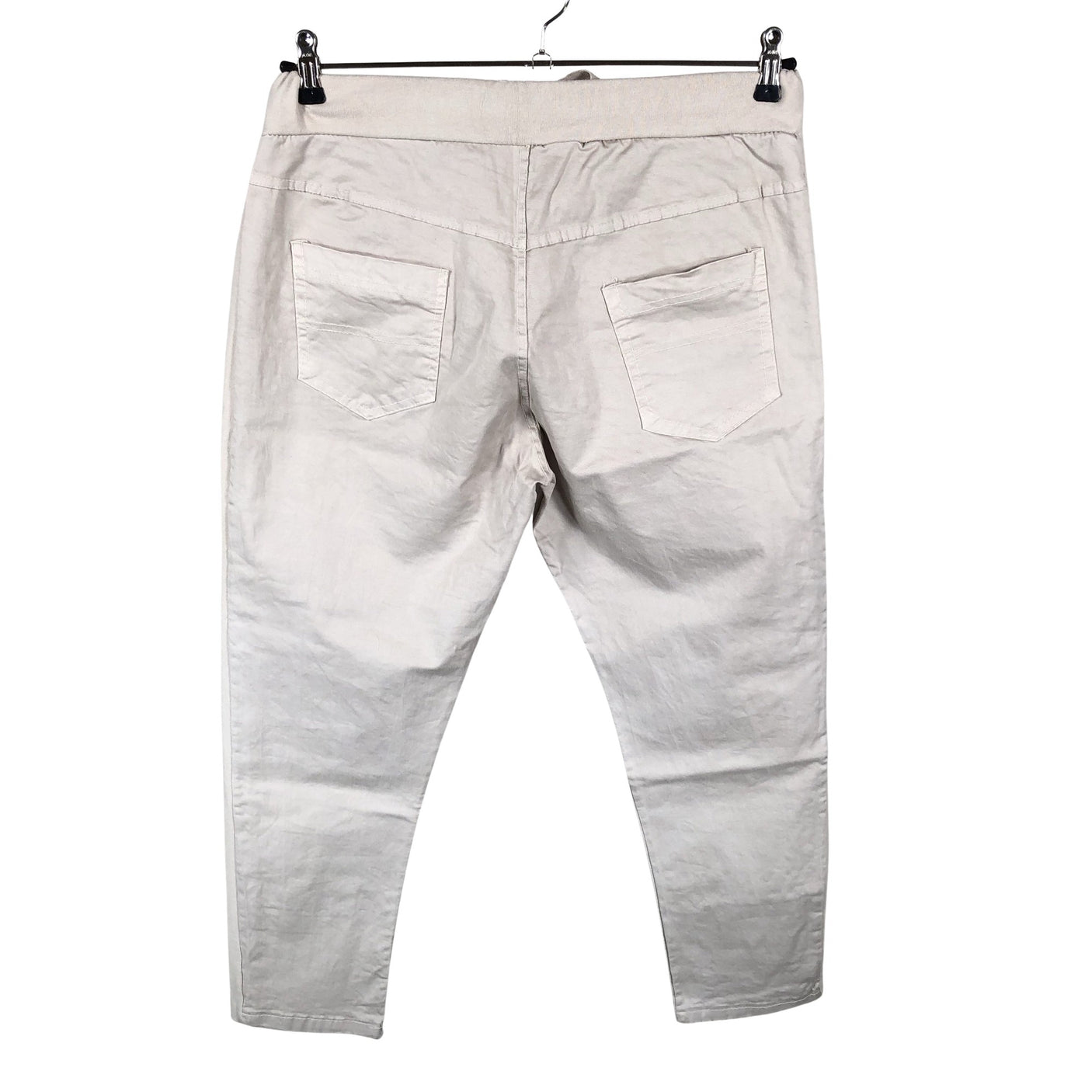 Naisten Perfect Jeans - Kangashousut, koko 40 - Beige (2)