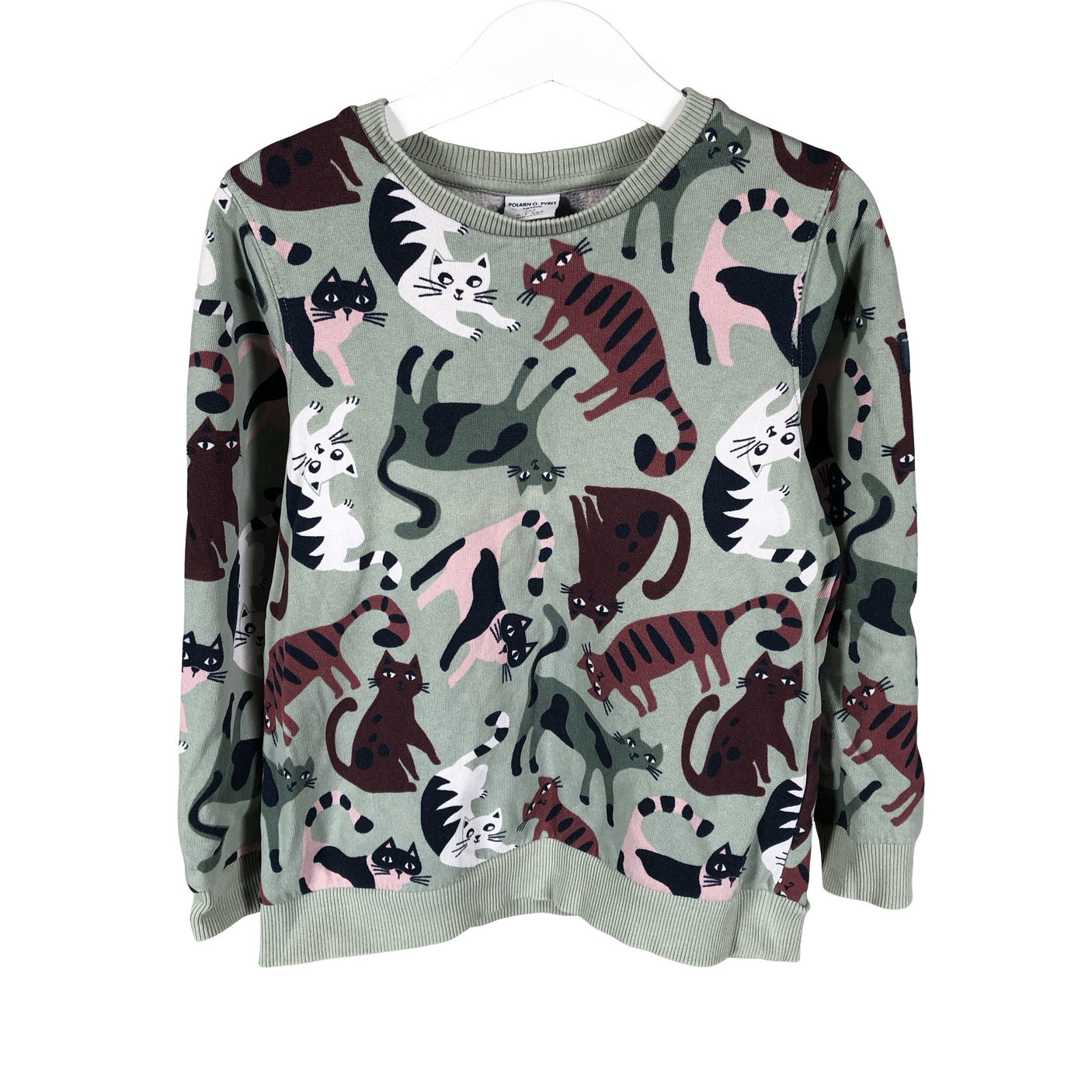 Unisex Polarn O. Pyret - Trikoopaita, koko 116 - 122 - Vihreä (1)
