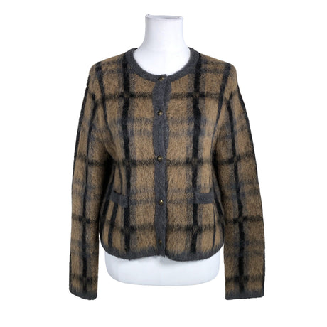 Naisten Massimo Dutti - Neuletakki, koko 36 - Ruskea (2)