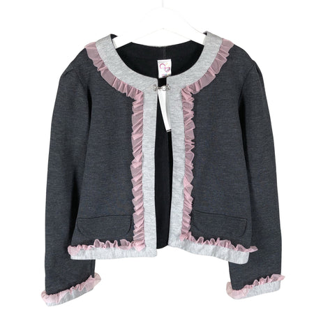 Tyttöjen Dodo Kidswear - Collegejakku, koko 134 - 140 - Harmaa ()