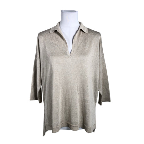 Naisten Massimo Dutti - Neulepaita, koko 38 - Beige ()