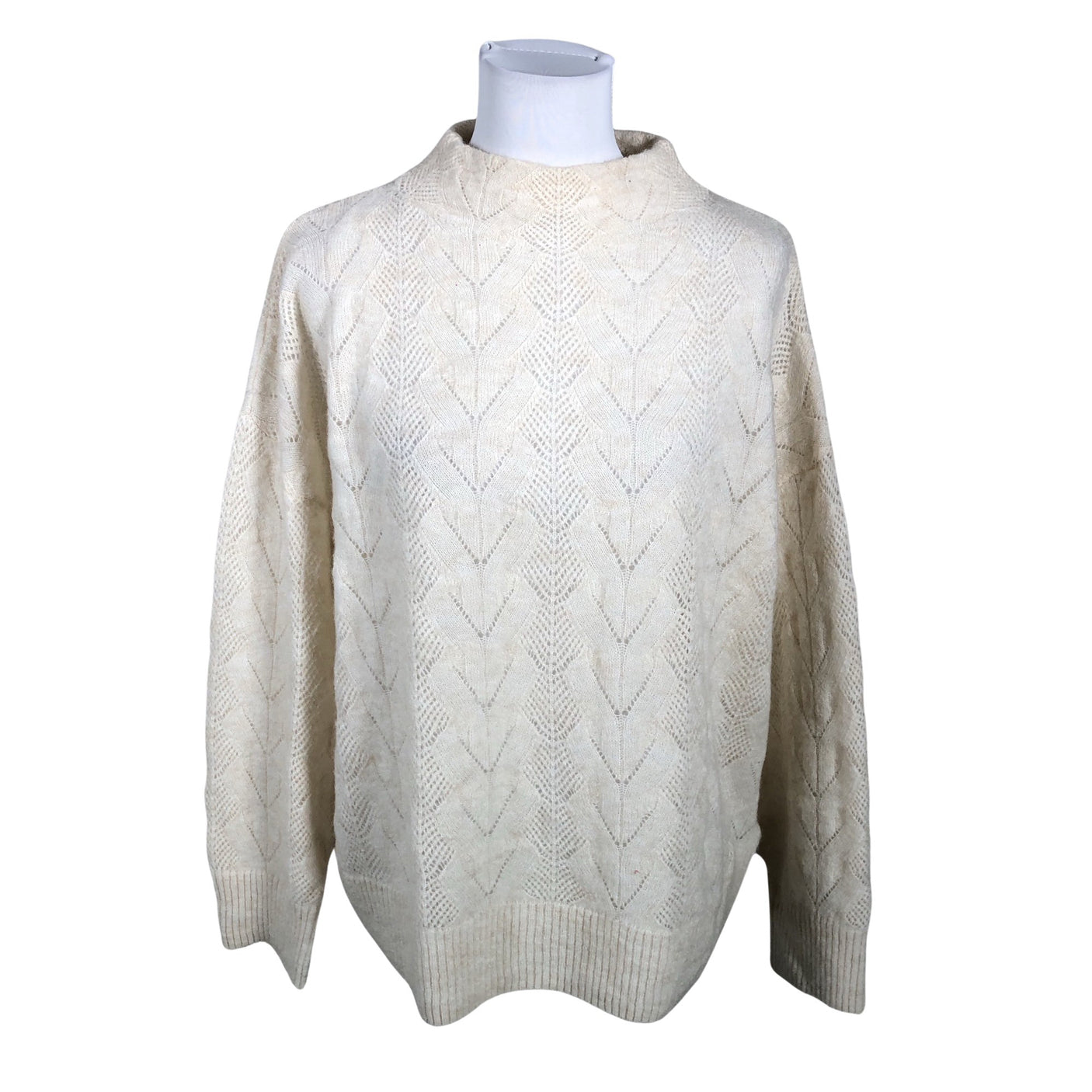 Naisten Noom - Neulepaita, koko 40 - Beige (1)