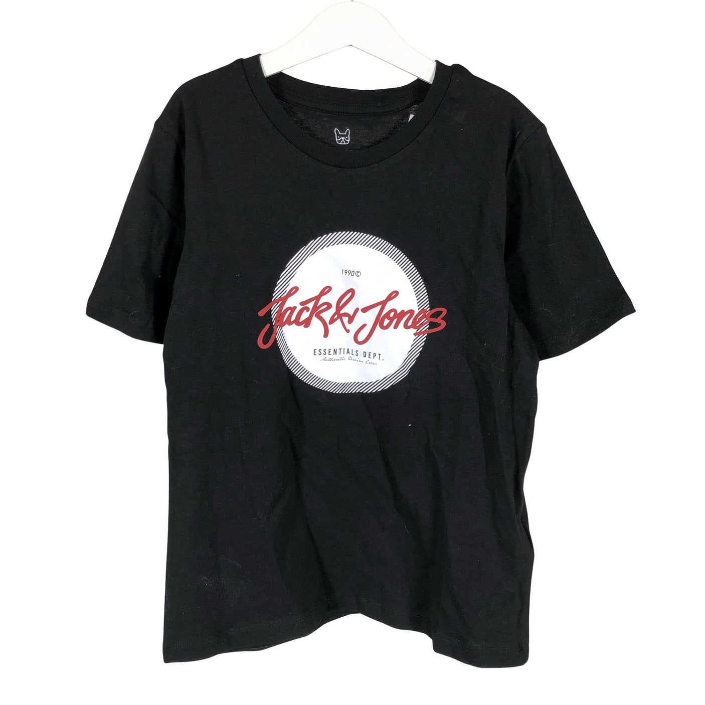 Poikien Jack & Jones - T-paita, koko 146 - 152 - Musta (1)