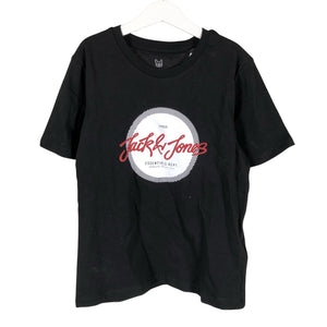 Poikien Jack & Jones - T-paita, koko 146 - 152 - Musta (1)