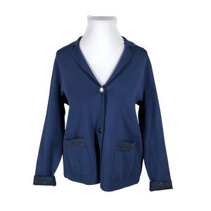 Naisten Gerry Weber - Neuletakki, koko 46 - Sininen (1)