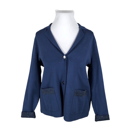 Naisten Gerry Weber - Neuletakki, koko 46 - Sininen ()