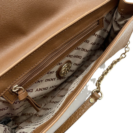 Naisten DKNY - Olkalaukku, koko Midi - Ruskea (2)