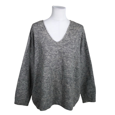 Naisten Lindex - Neulepaita, koko 38 - Harmaa ()