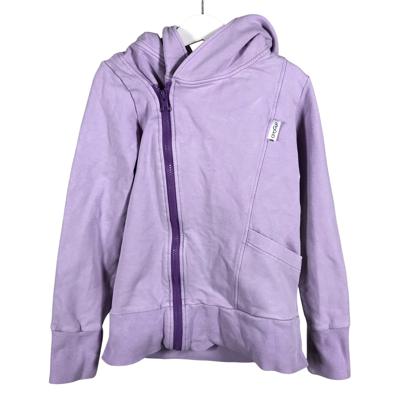 Tyttöjen Gugguu - Huppari, koko 128 - 134 - Violetti (1)
