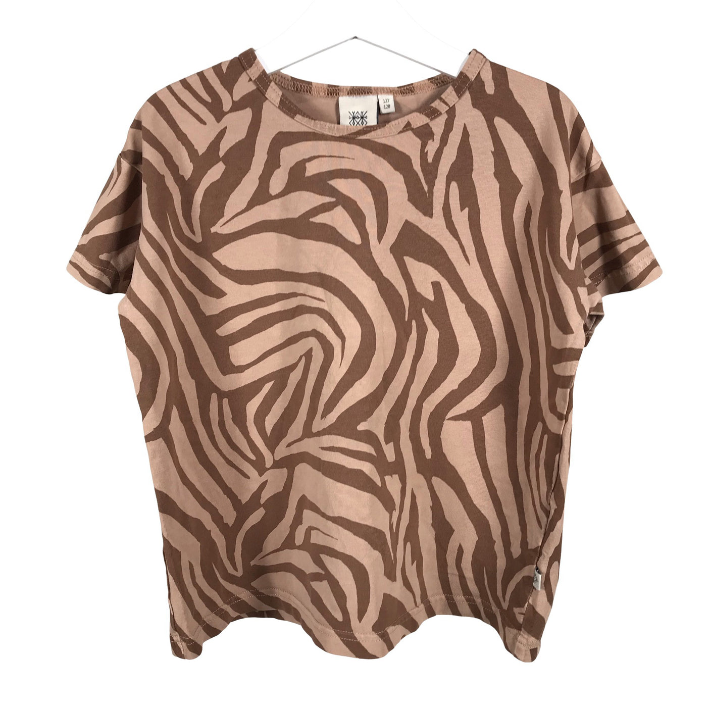 Unisex Kaiko - T-paita, koko 122 - 128 - Ruskea (1)
