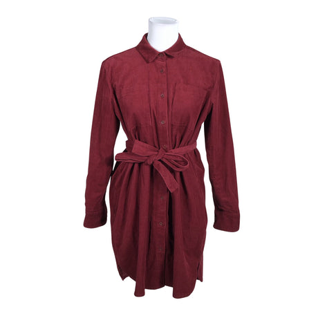 Naisten People Tree - Kangastunika, koko 40 - Viininpunainen ()