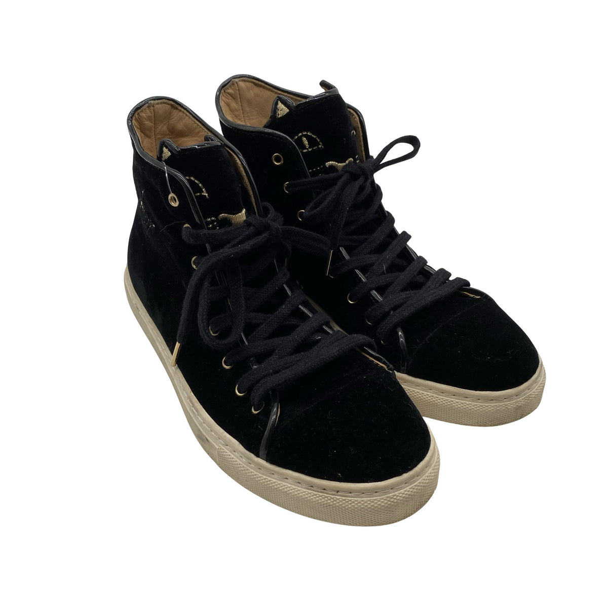 Naisten Charlotte Olympia - Tennarit, koko 36 - Musta (2)