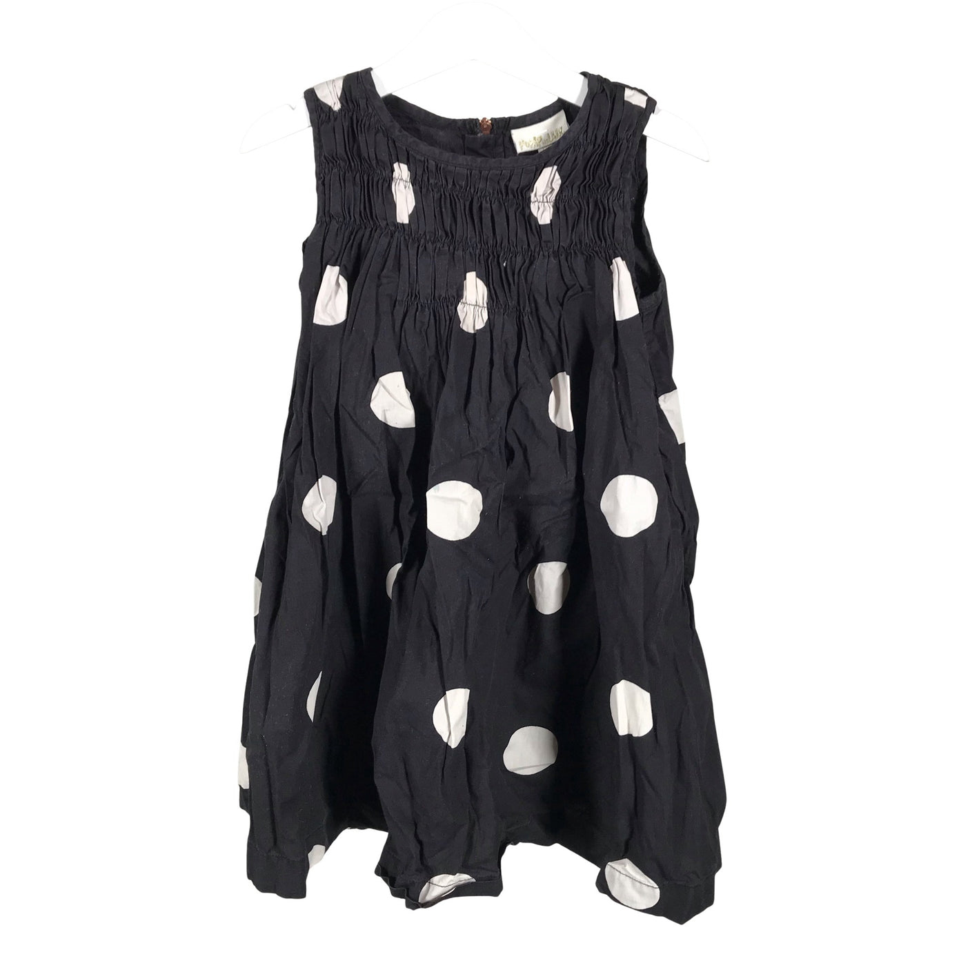 Tyttöjen POMPdeLUX - Kangasmekko, koko 110 - 116 - Musta (1)