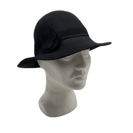 Naisten Pia Rossini - Hattu, koko 46 - 48 cm - Musta ()