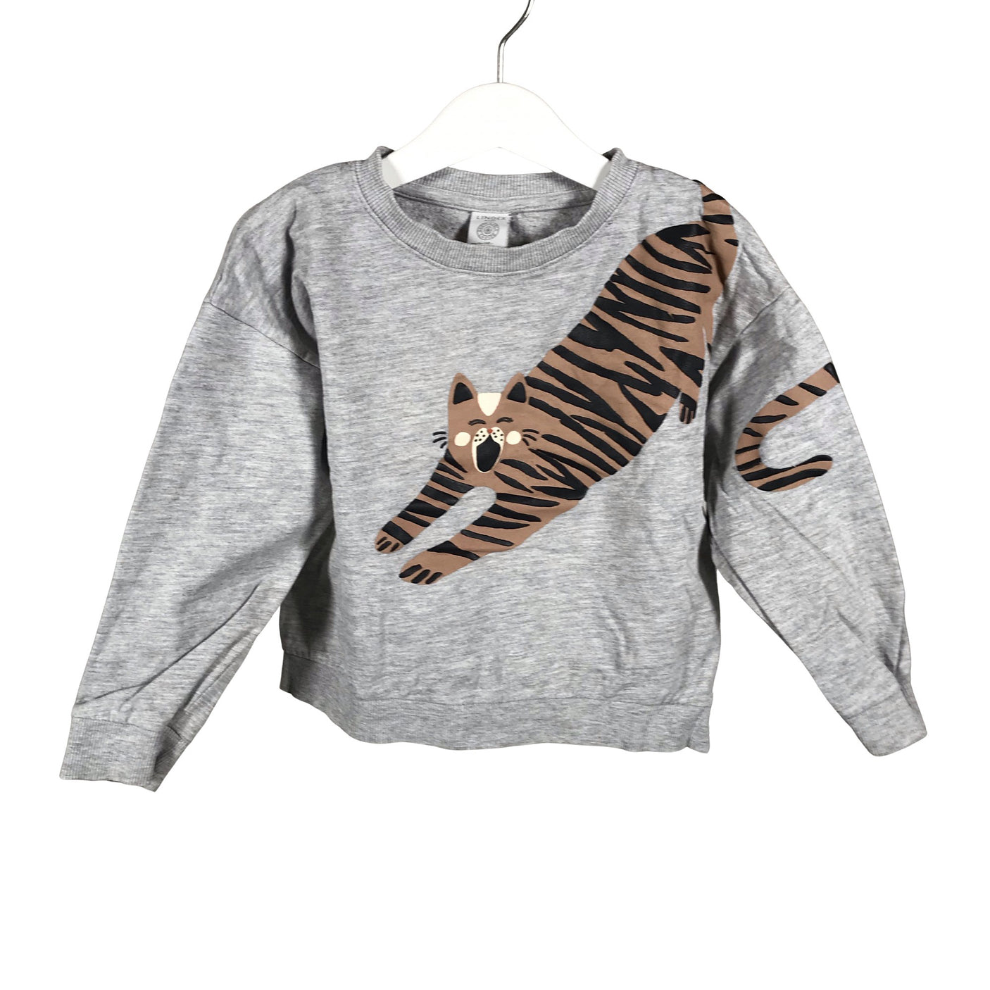 Unisex Lindex - Collegepaita, koko 104 - 110 - Harmaa (1)