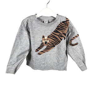 Unisex Lindex - Collegepaita, koko 104 - 110 - Harmaa (1)