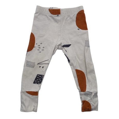 Unisex Papu - Leggingsit, koko 74 - 80 - Valkoinen ()