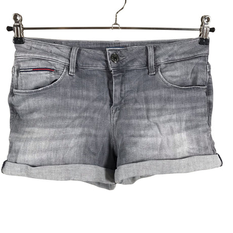 Naisten Tommy Jeans (Tommy Hilfiger) - Farkkushortsit, koko W28 - Harmaa ()