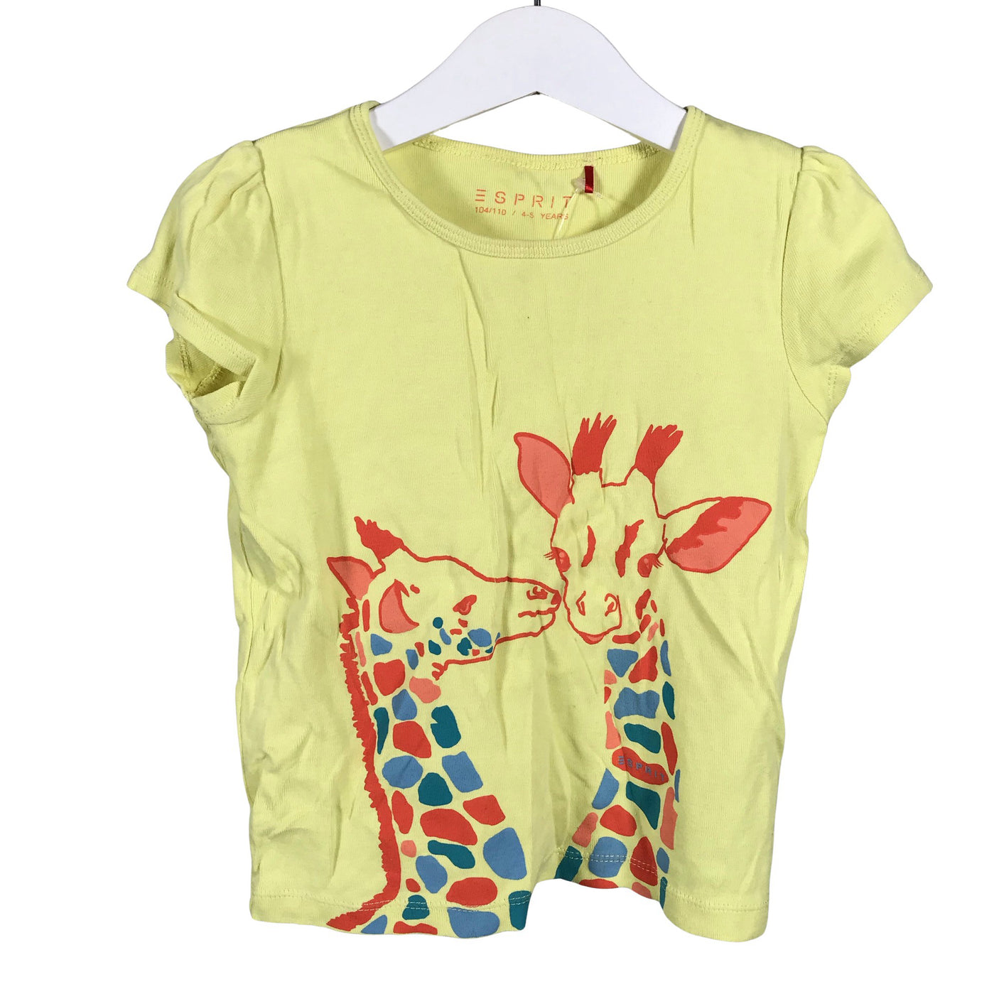 Unisex Esprit - T-paita, koko 104 - 110 - Keltainen (1)
