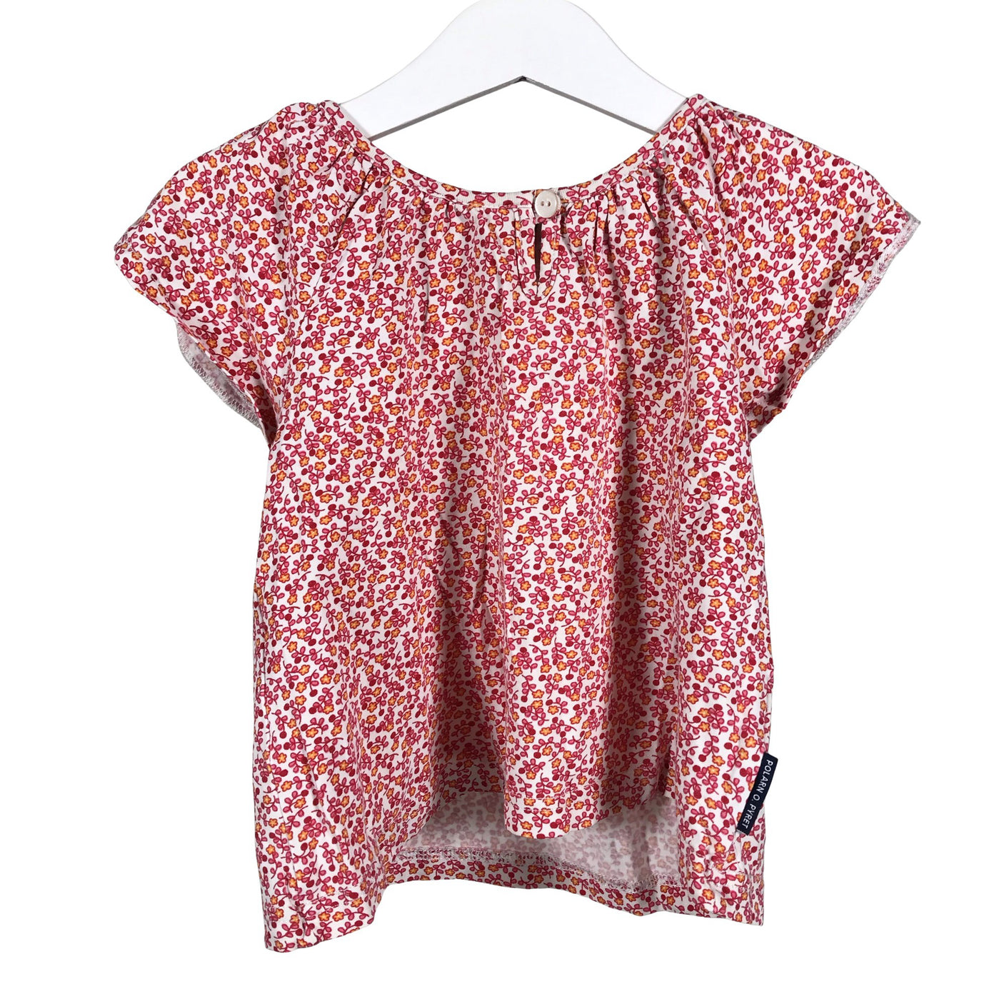 Tyttöjen Polarn O. Pyret - T-paita, koko 98 - 104 - Valkoinen (1)