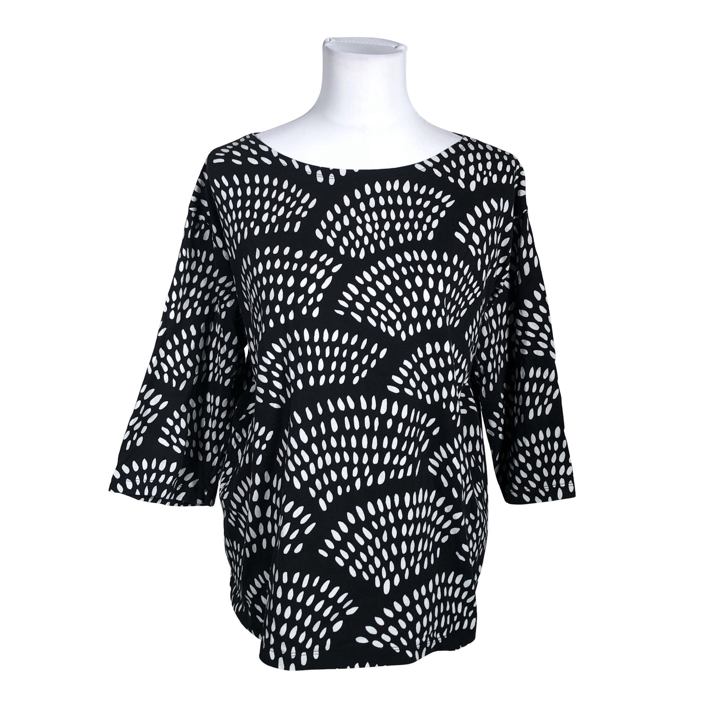 Naisten Marimekko - Trikoopaita, koko 40 - Musta (1)