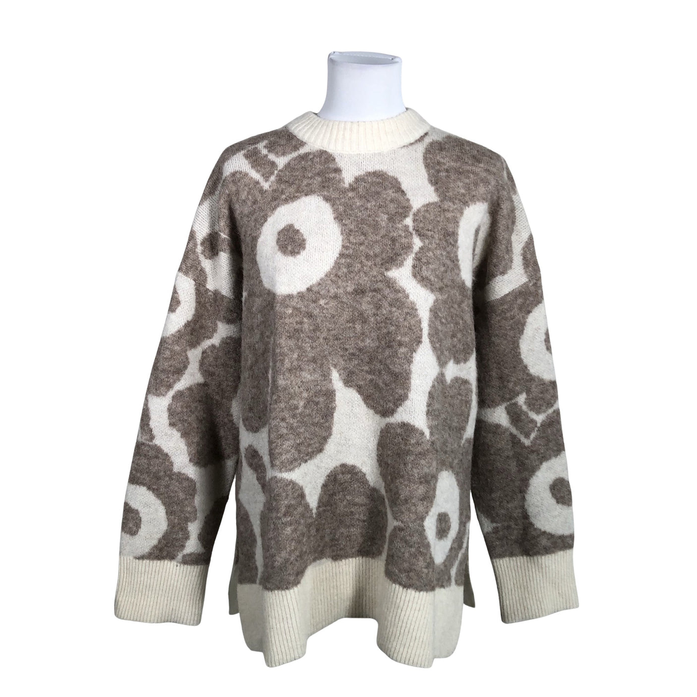 Naisten Marimekko - Neulepaita, koko 38 - Beige (1)