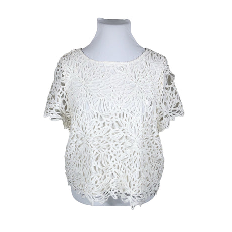 Naisten s.Oliver - Lyhythihainen pusero, koko 42 - Valkoinen ()