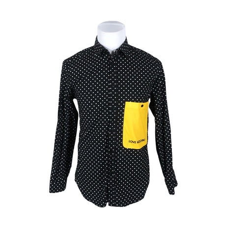 Miesten Love Moschino - Kauluspaita, koko M - Musta ()