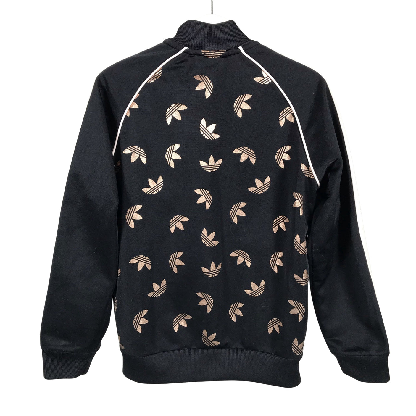 Tyttöjen Adidas - Verryttelytakki, koko 122 - 128 - Musta (2)