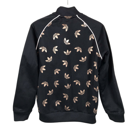Tyttöjen Adidas - Verryttelytakki, koko 122 - 128 - Musta (2)