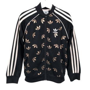 Tyttöjen Adidas - Verryttelytakki, koko 122 - 128 - Musta (1)