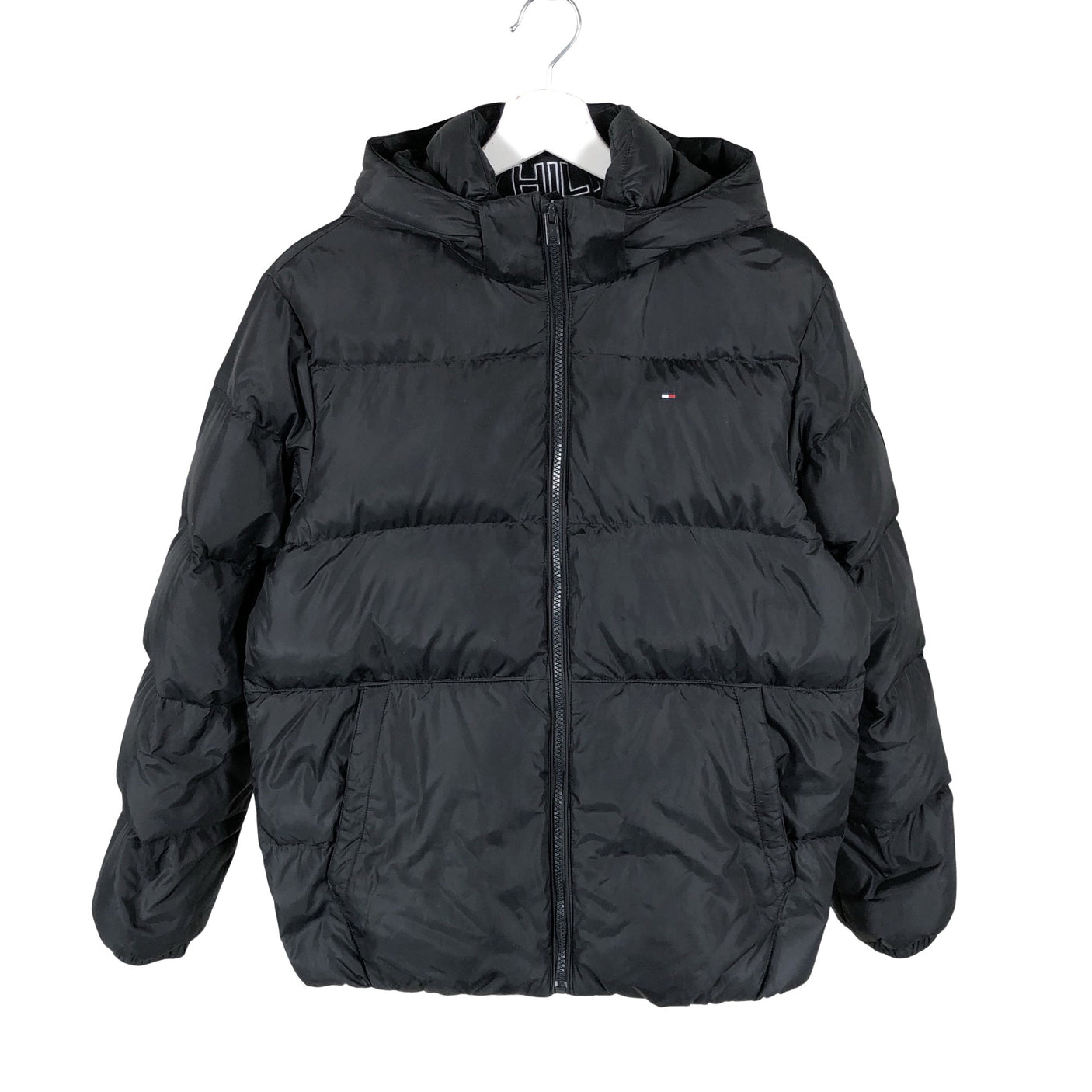 Unisex Tommy Hilfiger - Untuvatakki, koko 158 - 164 - Musta (1)