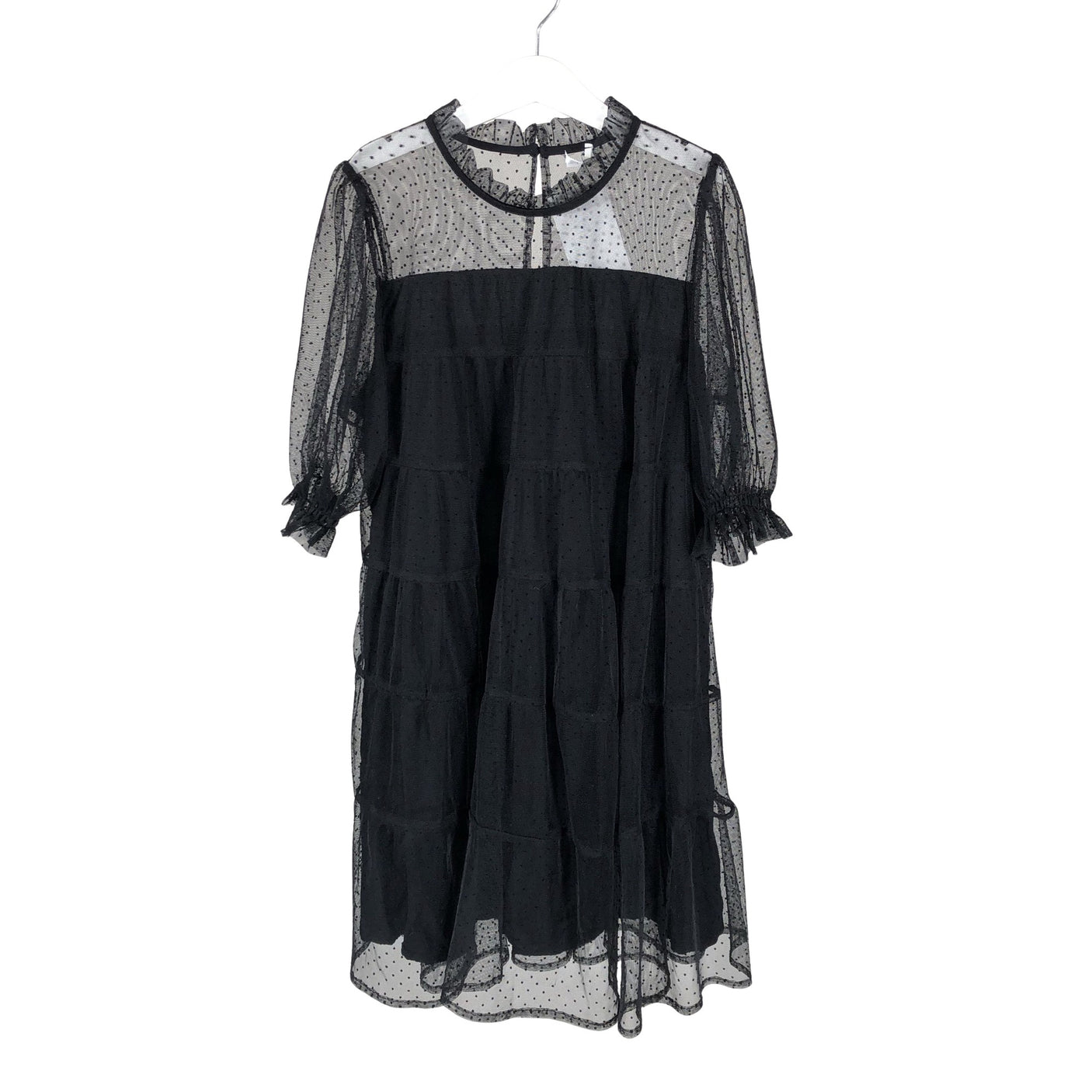 Tyttöjen Next - Juhlamekko, koko 140 - 146 - Musta (2)