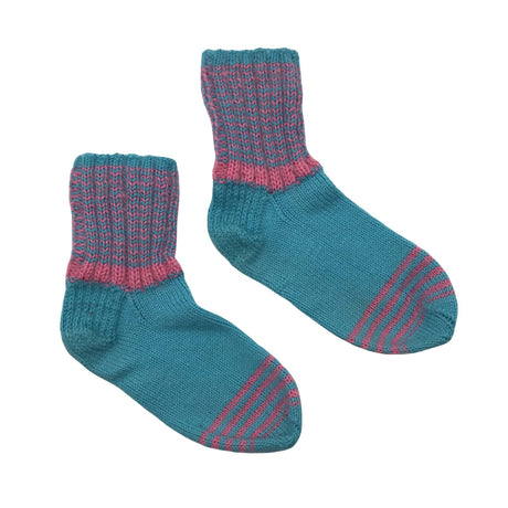 Unisex Handmade - Villasukat, koko 36 - Sininen ()