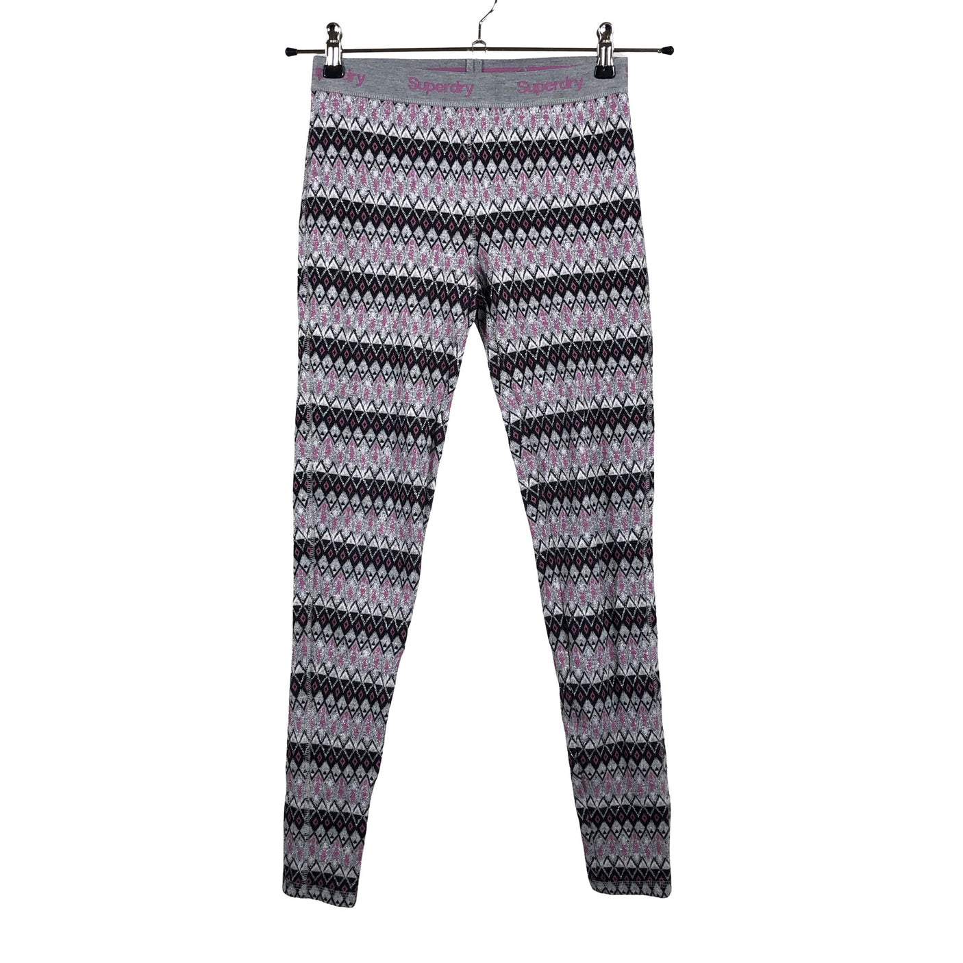 Naisten Superdry - Leggingsit, koko 34 - Harmaa (1)