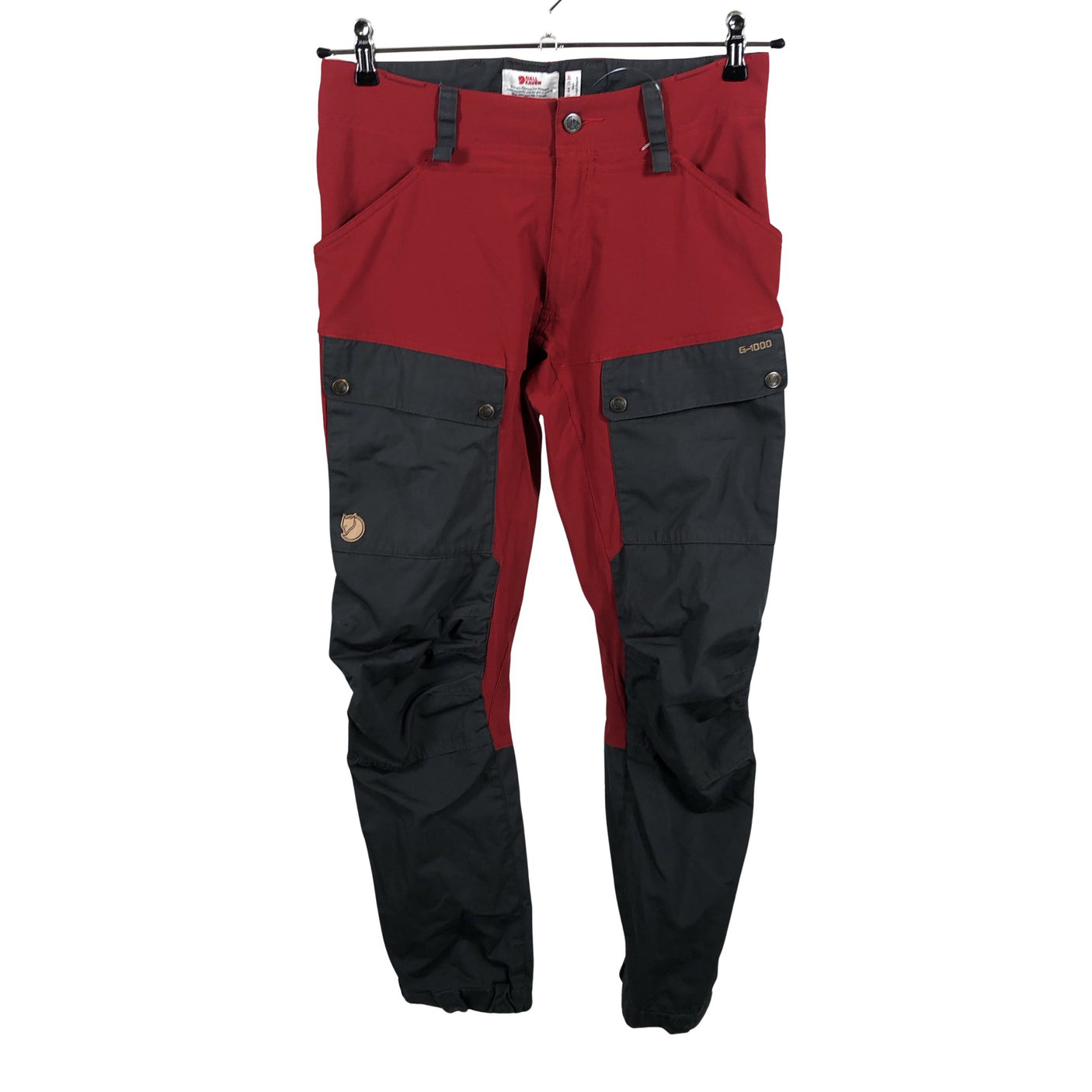 Miesten Fjällräven - Ulkoiluhousut, koko XS - Punainen (1)