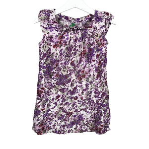 Tyttöjen Benetton - Trikootoppi, koko 104 - 110 - Violetti (1)
