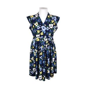 Naisten Lady Vintage - Trikoomekko, koko 46 - Sininen (1)
