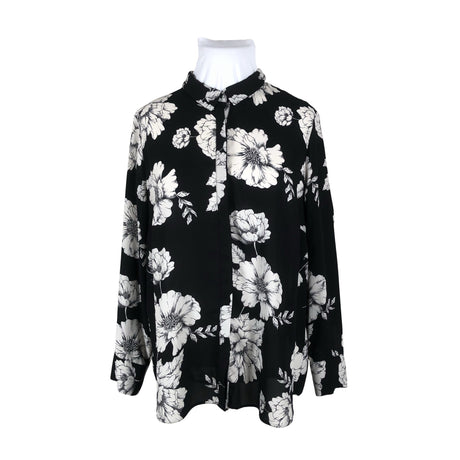 Naisten Dorothy Perkins - Sifonkitunika, koko 48 - Musta ()