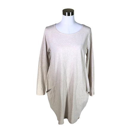 Naisten Metsola - Trikoomekko, koko 40 - Beige ()