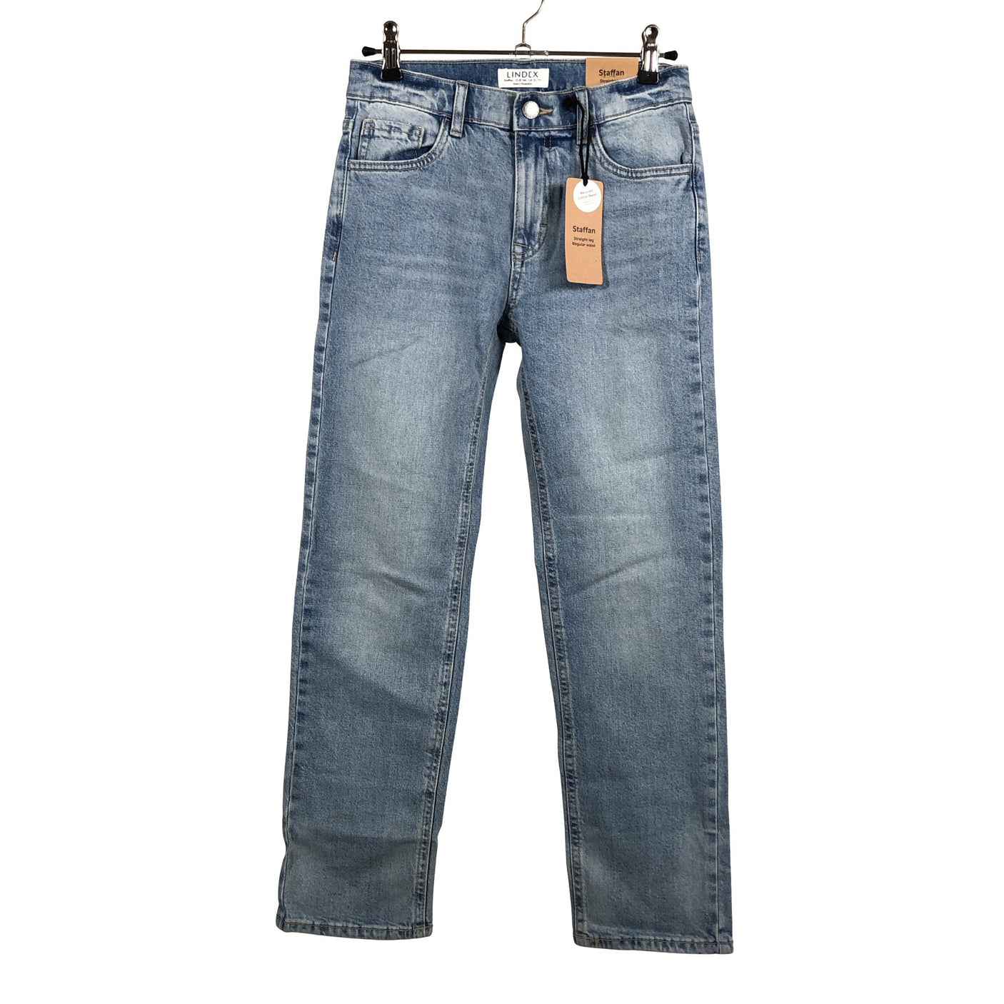 Poikien Lindex - Farkut, koko 140 - 146 - Sininen (1)